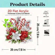 Pandantiv cu pictură cu diamant peisagistic pentru adulți, formă specială de diamant cristal DIY, pictură acrilică cu diamant, set de decor pentru ferestre, decor de perete suspendat pentru casă și grădină