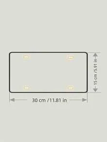 1pc, "California OUTATIME" Digital Label Metal Licence Plate Tin Sign (12"X6"/30cm*15cm) , Vintage Plaque Decor, Home Decor, Room Decor, Wall Decor, Restaurant Decor, Bar Decor, Cafe Decor, Garage Decor