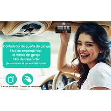 2PCS Controlador de Puerta de Garaje,Controlador de Puerta Eléctrica, Control Remoto de Abridor de Puerta de Garaje,Compatible con Abridores de Puerta de Garaje LiftMaster/Chamberlain/Craftsman - Negro - Ver 9