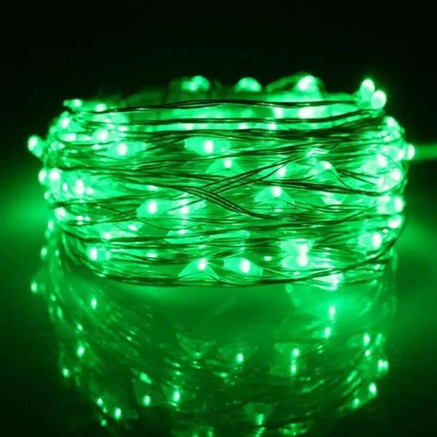 20m/200 LED Fairy String Lights, Battery Powered Copper Wire Fairy Lights, Suitable For Gifts, Decoration, Bedroom, Christmas, Party, Wedding, Halloween, Bouquet, Garden, 3 Meters/5m/10m/15m/20m (Batteries Not Included)