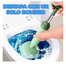 High Pressure Toilet Plunger With Large Green Rubber - Green - View 2
