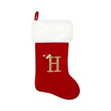 Monogram Christmas Stockings,2026 Christmas Stockings Xmas English Letters Hanging Stockings Christmas Socks Double Sided Fireplace Hanging Stockings For Christmas Party Decoration New Year Party Gift Favors Supplies,Personalized Initial Christmas Stocking, Family Holiday Xmas Party Decor Home Decor Christmas Decorations Room Decor Winter