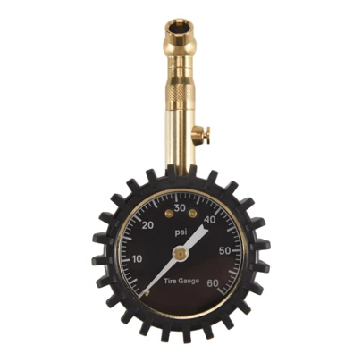 Jeatearly Tire Pressure Gauge - (0-60 PSI) Heavy Duty, Accurate With Glow Dial, Low High Air