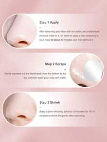 1 件不锈钢黑头去除刮刀，多功能面部按摩清洁工具，面部刷，黑头去除工具 - 彩色 - 查看 5