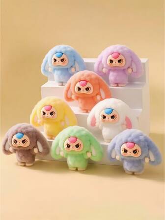 Cartoon Baby Three Flocked Doll 3 Years Old Cute Figurine DIY Desktop Decor Small Ornament, Creative Cute Party Surprise Birthday Small Gift, Souvenir Gift, Home/Office Decor, Cute Decor For Desktop, Car, Computer Case, Birthday Gift, Suitable For Live Streaming Face-To-Face Interaction DIY, Applicable To Car, Desktop Mini Decor, Small Gift, New DIY Resin Craft Supplies - Matching Decor For Desktop, Car, Gifts