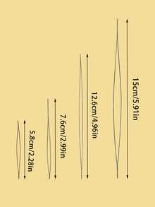 5pcs Large Eye Beading Needles, Long Straight Beading Needles, Large Eye Sewing Needles Suitable For Jewelry Making, Seed Bead Stringing, Easy Threading And DIY Craft Projects - Silver - View 2