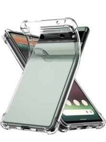 Funda suave de silicona a prueba de golpes para Google Pixel 10 10 Pro 10 Pro XL 9 Pro XL Pixel 9 Pro Pixel 9A Pixel 8 Pro Pixel 8A Pixel 8 Pixel 7 Pro Pixel 7A Pixel 7 Pixel 6A Pixel 6 Cubierta ultrafina transparente - transparente - Ver 1