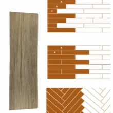  10pcs 50x15cm Peel And Stick Floor Tile, Self Adhesive Plank Flooring Wood Grain Look Tile Sticker For Bedroom, Living Room, Kitchen, RV - 51x15cm - View 13