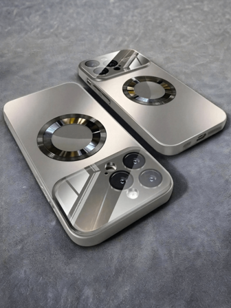 Titanium Luxury Matte Phone Case,Phone Case For Iphone-Shockproof, Magnetic Wireless Charging, Glass Camera Lens Protection,For IPhone 17/17Pro/17Pro Max/16/16 Pro/16 Pro Max, 15/15 Pro/15 Pro Max,14 Pro/14 Pro Max/14/13 Pro Max/13 Pro/13/12 Pro Max/12 Pro/12/11/11 Pro Max