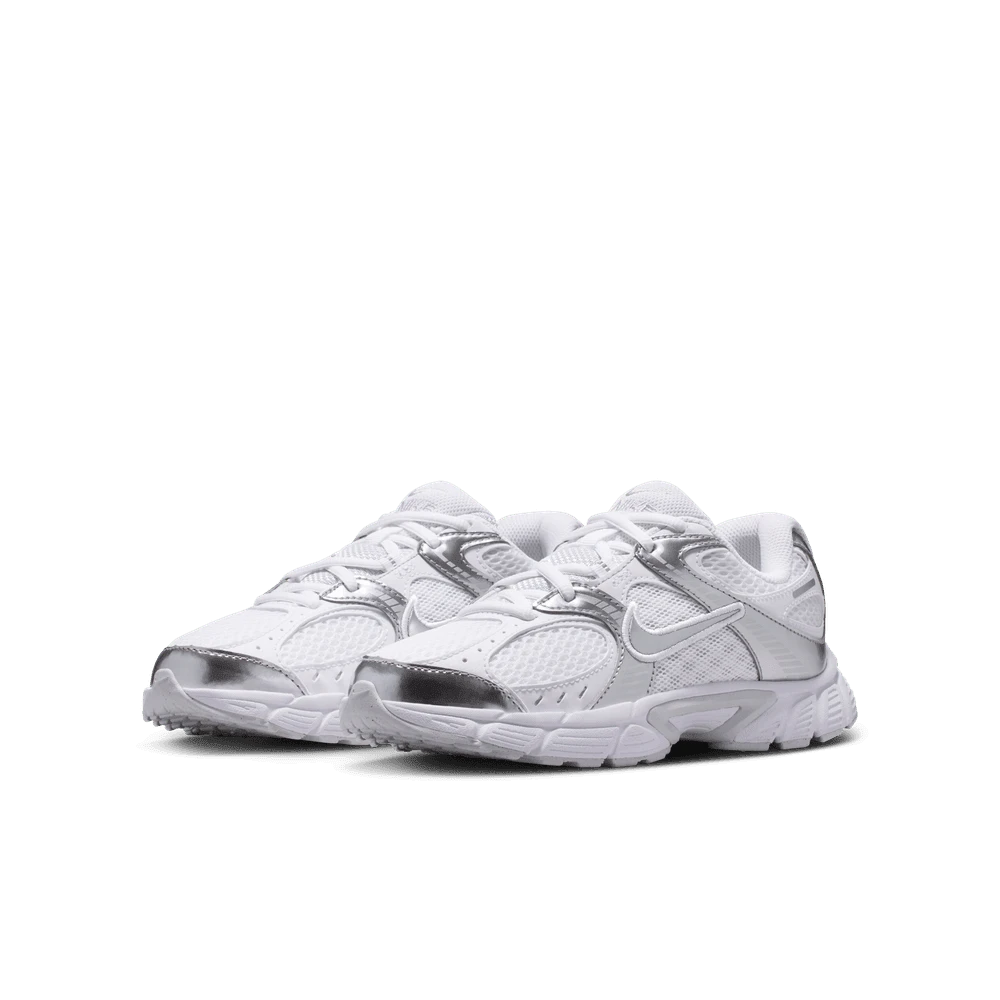 Nike V5 RNR Versatile Comfortable Wear-Resistant Low-Top Children's Running Shoes Silver Youth HQ6411-103 - White - View 1