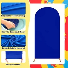 3 Stücke Hochzeit/Geburtstags Party Bogen Hintergrund Abdeckungen, passend für 4ft, 5ft, 6ft Bogen Rahmen, geeignet für Feiern und Geburtstagsfeste (leuchtende Farben)