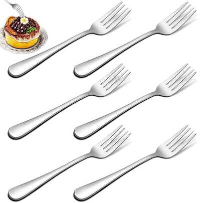 1/3/6/12 stuks dessertvorkjes, 17 cm lang, roestvrijstalen gebaksvorkjes, fruitvorkjes, mini-taartvorkjes, hapjesvorkjes, geschikt voor thuis, bruiloften, feesten, cafés en restaurants, vaatwasmachinebestendig, kerstfeestartikelen, Halloweenfeestartikelen