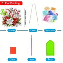 Pandantiv cu pictură cu diamant peisagistic pentru adulți, formă specială de diamant cristal DIY, pictură acrilică cu diamant, set de decor pentru ferestre, decor de perete suspendat pentru casă și grădină