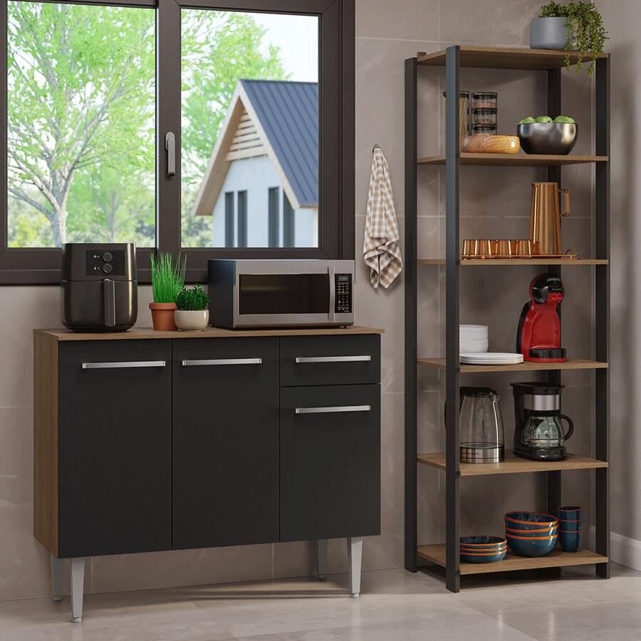 Madesa MN1 Under Cabinet Buffet And Kitchen Pantry Kit - Multicolor - View 1