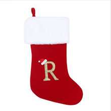 Monogram Christmas Stockings,2026 Christmas Stockings Xmas English Letters Hanging Stockings Christmas Socks Double Sided Fireplace Hanging Stockings For Christmas Party Decoration New Year Party Gift Favors Supplies,Personalized Initial Christmas Stocking, Family Holiday Xmas Party Decor Home Decor Christmas Decorations Room Decor Winter