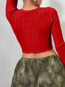 DUKEZA Women Tops - Red - View 2