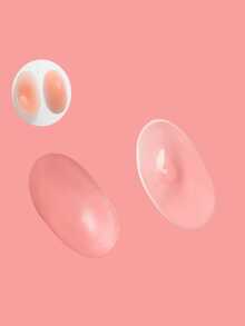 1 Pair Of Silicone Shoulder Pads, Shoulder Beauty Non-Slip Narrow Side Self-Adhesive Invisible Shoulder Pads