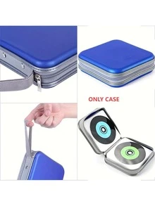 Estuche con 36 ranuras para tarjetas, bolsa de almacenamiento portátil para CD/DVD, diseño a prueba de polvo, adecuado para uso en la oficina y el hogar, preferido por entusiastas de la música y coleccionistas de películas, esencial para viajes, estuche para cargador, accesorios para cámara digital, organizador de cables, organizador electrónico, impermeable para viajes, para tecnología, para mujeres, para hombres