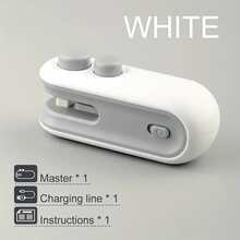 Sellador de aperitivos portátil y mini, recargable por USB, con funciones de sellado y corte, sellador de envasado de plástico para conservar alimentos, sellador al vacío pequeño, adecuado para mantener frescos las patatas fritas, las galletas y los aperitivos para mascotas