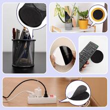 5/10/20pcs Hook-And-Loop Fastener - Double-Sided Adhesive Back - Heavy-Duty Carpet Holding Pad - Wall-Mounted Telephone Installation Tape, Suitable For Home Office Telephone Installation