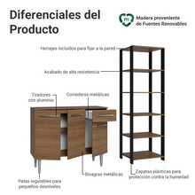 Madesa M01 Under Cabinet Buffet And Kitchen Pantry Kit - Multicolor - View 4