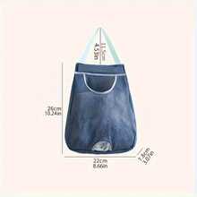 Washable Plastic Bag Dispenser - Wall Mounted Mesh Garbage Bag Dispenser - Multifunctional Kitchen Storage Bag - Washable Plastic Bag Rack Storage Organizer, Suitable For Kitchens Home Decor, Party Storage, Christmas Storage, New Year Storage - Wall-mounted Mesh Trash Bag - View 6