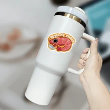 随机款式耐用哑光PET贴纸，适用于装饰笔记本电脑、水瓶、笔记本，耐用防水趣味文具配件 - 多色1 - 查看 7