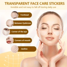 180pcs Invisible Silicone Face Lifting Patches - Anti-Allergy Forehead & V-Line Tapes, Youthful Lifting Effect, Smooth Wrinkle Reduction, Natural Appearance, Easy To Use - Multicolor - View 7