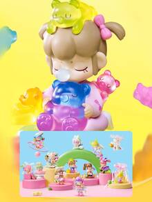 1 mô hình nhân vật hoạt hình ngẫu nhiên, Nancy chủ đề hoa, làm bằng chất liệu PVC, vật trang trí bàn làm việc dễ thương, kết hợp giữa hoa và mô hình nhân vật, quà tặng sưu tầm, được yêu thích bởi thiết kế độc đáo. - Màu xanh Bạc hà - Xem 14