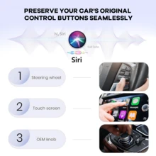 REMAX 无线 CarPlay 适配器，兼容 Apple CarPlay，轻松将有线 CarPlay 升级为无线 CarPlay，即时连接，自动重连，超迷你 CarPlay 适配器，兼容 iPhone，适用于内置 CarPlay 的汽车，超迷你尺寸汽车配件，超级实用的汽车用品 - 均碼 - 查看 8