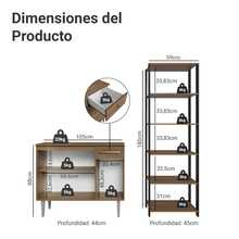 Madesa M01 Under Cabinet Buffet And Kitchen Pantry Kit - Multicolor - View 3