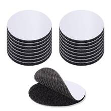 5/10/20pcs Hook-And-Loop Fastener - Double-Sided Adhesive Back - Heavy-Duty Carpet Holding Pad - Wall-Mounted Telephone Installation Tape, Suitable For Home Office Telephone Installation