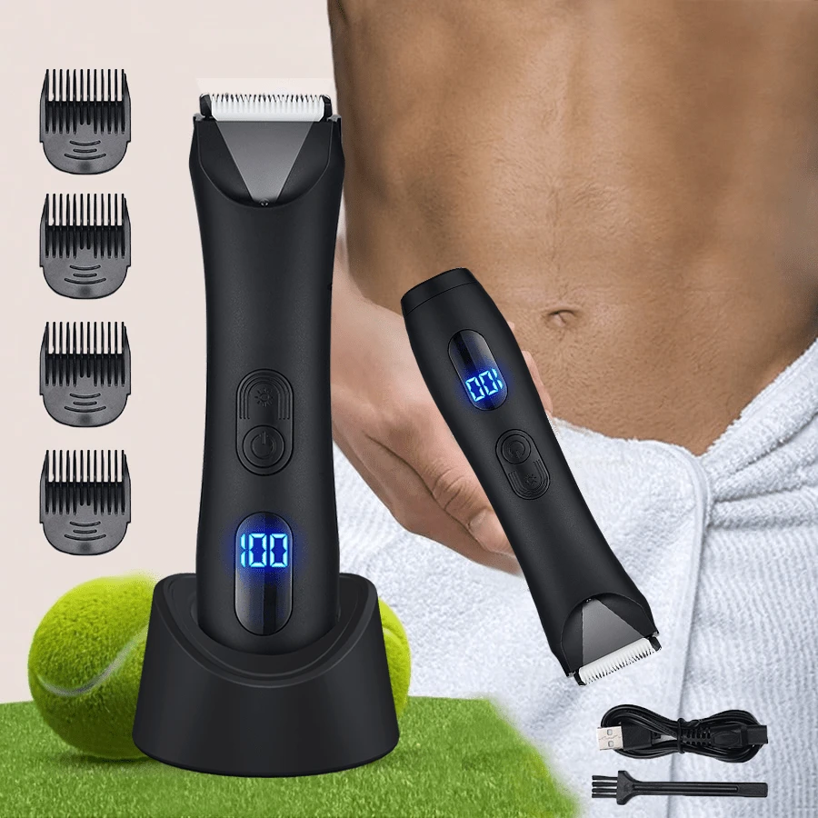 Electric Shaver/Hair Remover, Electric Razor For Women And Men, Rechargeable Electric Shaver/Body Hair Trimmer, Wet And Dry Hair Removal, Facial Hair Removal, 500 MAh Battery, Hair Trimmer, Hairdressing Supplies, Ideal Gift,400mAh Battery - 969 đen + đế - Xem 1