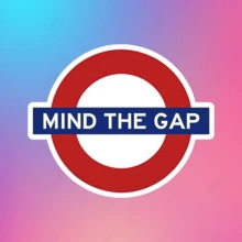 [Mind The Gap 贴纸] 伦敦地铁乙烯基贴纸，哑光饰面，可重复使用，不对称形状，自粘，适用于木材、塑料、玻璃、金属、陶瓷表面，旅行纪念品礼物，Mind The Gap - 彩色 - 查看 10