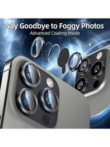 3 Packs Camera Lens Protective Film, Camera Lens Protector, Suitable For IPhone Protective Case, Protective Film, 9H Tempered Glass Camera Cover Screen Protector Metal Ring Decorative Accessories For IPhone 16 Pro Max/16/16 Pro/16 Plus/15 Pro Max/15 /15 Pro/15plus/14pro Max/14 Pro/ 13 Pro Max/12/11 (CD Grain Black 9pcs) Applicable To Daily Shield, Office, Home Phone Camera Cover Waterproof Shockproof Anti-Fall Scratch Resistant