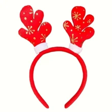 6/12 pezzi Fasce per capelli natalizie - Fasce in plastica per le feste con disegni di Babbo Natale, pupazzo di neve e corna di renna, adatte per decorazioni per feste di Natale, feste di Capodanno e forniture per eventi, copricapi per feste, costumi natalizi, comode da indossare, ideali per decorazioni natalizie, regali di Natale, accessori per feste, forniture per feste, gadget per feste, regali di Capodanno, cappelli per feste, accessori per capelli natalizi, cosplay, decorazioni natalizie, unisex - Multicolore - Visualizzare 8