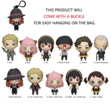 Crunchyroll 1 Peça  Oficialmente Licenciado 3D Espuma Mistério Saco Granel Clipe Ornamento de Moda Fofo Aleatório Um Todos os seus Personagens Favoritos da  Figuras Especiais Raras Chase Loid Forger  e Mais Presentes para Fãs da Família - Multicolorido - Visão 4