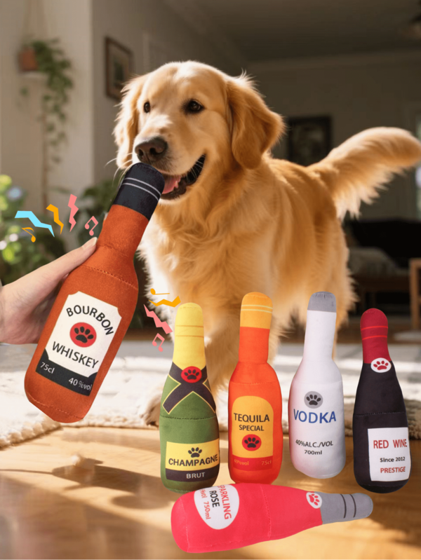 1 peça de brinquedo de pelúcia criativo para cachorro falante, design de urso de pelúcia, brinquedo de companhia para cães médios e pequenos, apenas para uso de animais de estimação