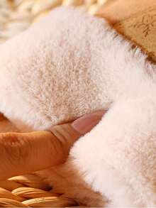 2pcs Women's Suede Fleece Gloves, Warm Windproof Touchscreen Gloves For Driving & Cycling In Autumn/Winter - Khaki - View 4