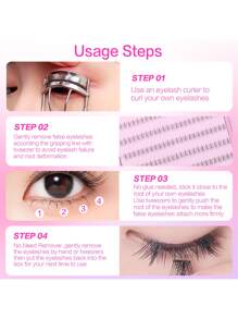 72簇下睫毛 预粘下睫毛 透明茎下睫毛 无需胶水 个人DIY不同长度的睫毛 自然柔软自粘睫毛 放大双眼下睫毛 女士和女孩的礼物 适合日常使用的睫毛延长 适合初学者的化妆工具 睫毛簇、睫毛簇、单根睫毛、睫毛、假睫毛