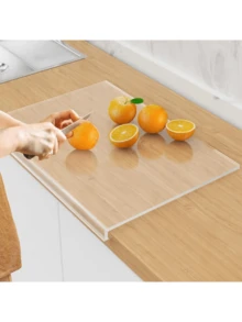 1 pieza Tabla de cortar de acrílico para encimera de cocina, tabla de cortar para encimera, tabla anti-corte, para protección de encimera de cocina, suministros de cocina, accesorios de cocina - Multicolor - Ver 1