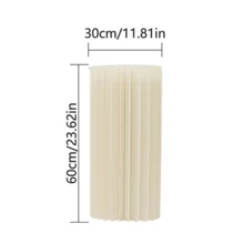 1 件/套象牙色纸板底座、可折叠纸板罗马式立柱、可折叠立柱支撑、婚礼配件、落地展示柱、带圆形上层搁板的 DIY 底座盒、可折叠纸质圆筒、婚礼蛋糕底座、生日、鲜花、理想的礼物支架、婚礼装饰、家居、房间、毕业典礼、派对、单身派对 - 彩色 - 查看 13