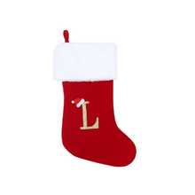Monogram Christmas Stockings,2026 Christmas Stockings Xmas English Letters Hanging Stockings Christmas Socks Double Sided Fireplace Hanging Stockings For Christmas Party Decoration New Year Party Gift Favors Supplies,Personalized Initial Christmas Stocking, Family Holiday Xmas Party Decor Home Decor Christmas Decorations Room Decor Winter