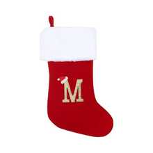 Monogram Christmas Stockings,2026 Christmas Stockings Xmas English Letters Hanging Stockings Christmas Socks Double Sided Fireplace Hanging Stockings For Christmas Party Decoration New Year Party Gift Favors Supplies,Personalized Initial Christmas Stocking, Family Holiday Xmas Party Decor Home Decor Christmas Decorations Room Decor Winter