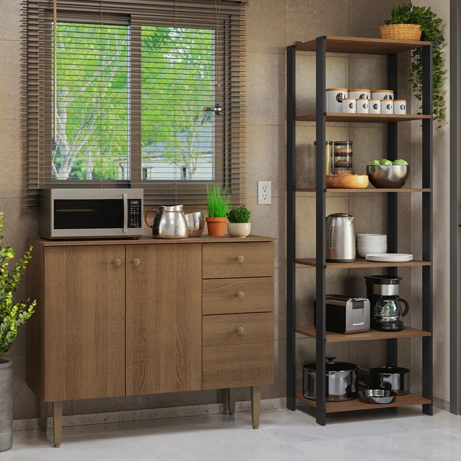 Madesa MM Under Cabinet Buffet And Kitchen Pantry Kit - Multicolor - View 1