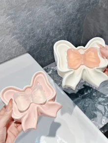 O cutie cu săpunuri fluture, cutii de săpun în stil dulce, suport de uscare a săpunului de baie luxos și frumos pentru casă., accesorii de baie, decor cameră