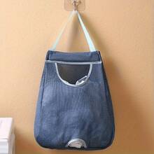 Washable Plastic Bag Dispenser - Wall Mounted Mesh Garbage Bag Dispenser - Multifunctional Kitchen Storage Bag - Washable Plastic Bag Rack Storage Organizer, Suitable For Kitchens Home Decor, Party Storage, Christmas Storage, New Year Storage - Wall-mounted Mesh Trash Bag - View 3