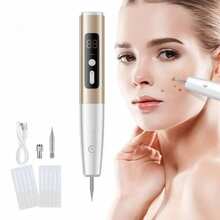 15 Level Laser Plasma Pen Skin Tag Remover Freckle Black Dot Papilloma Warts Mole Pimples Tattoo Removal Beauty Skin Care Tools - Vàng - Xem 2