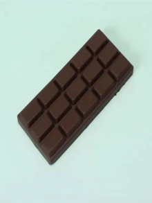 Realistic Chocolate Bar Shaped Slow Rebound Stress Relief Toy, Lifelike Design, Can Be Used As Decor, Relieve Stress, Perfect Gift For Graduation Season, Halloween, Party - Multicolor - View 7