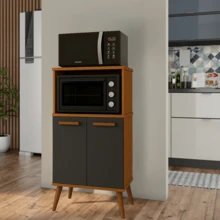 House Furniture Stores Lisbon Tower Kitchen Cabinet Organizer - Grey - View 2